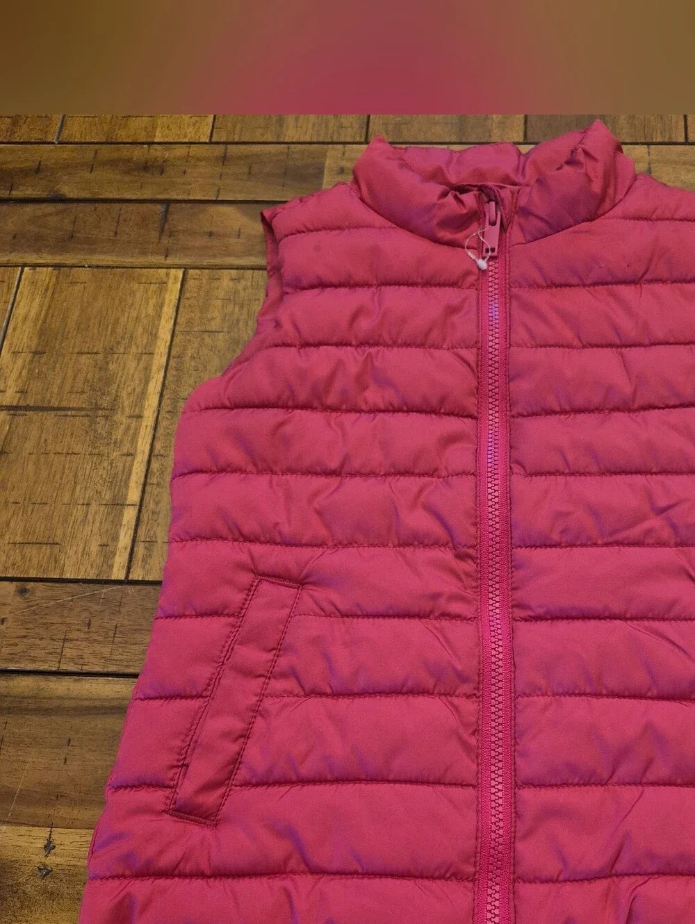 Gap KidsGirls' Pink Quilted Puffer Vest XS 4/5New Without Tag